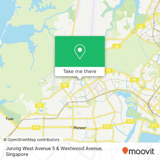 Jurong West Avenue 5 & Westwood Avenue map