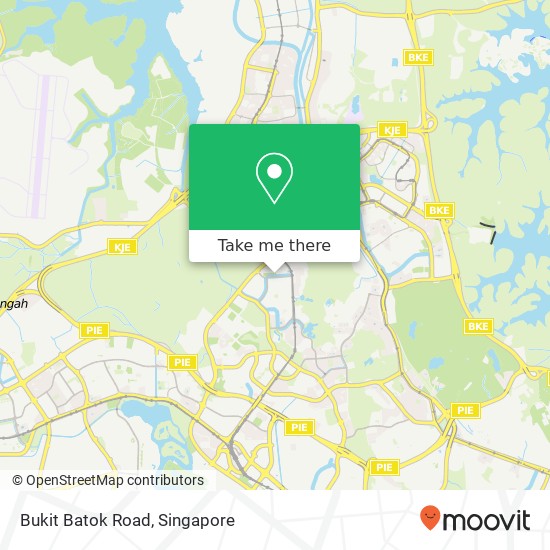 Bukit Batok Road map