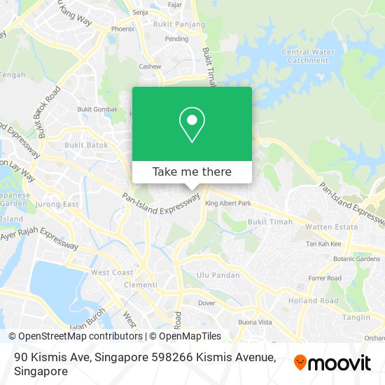 90 Kismis Ave, Singapore 598266 Kismis Avenue地图