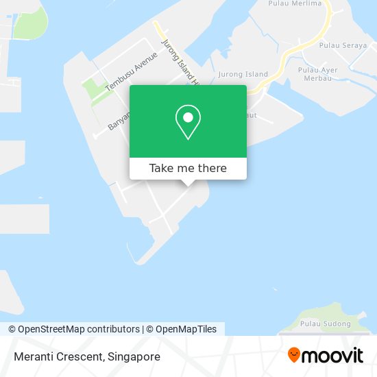 Meranti Crescent map