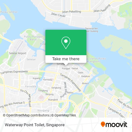 Waterway Point Toilet map