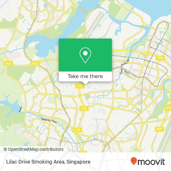 Lilac Drive Smoking Area map