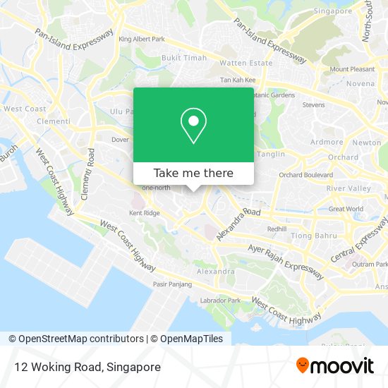 12 Woking Road地图