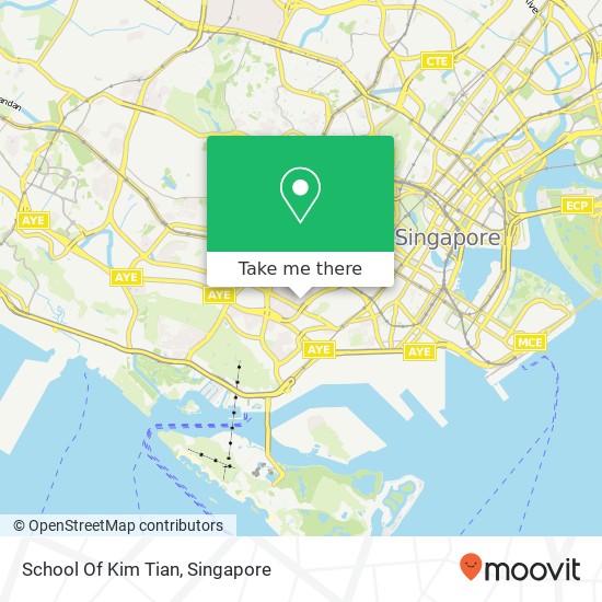 School Of Kim Tian map