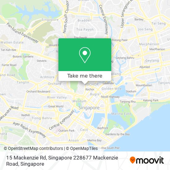 15 Mackenzie Rd, Singapore 228677 Mackenzie Road地图