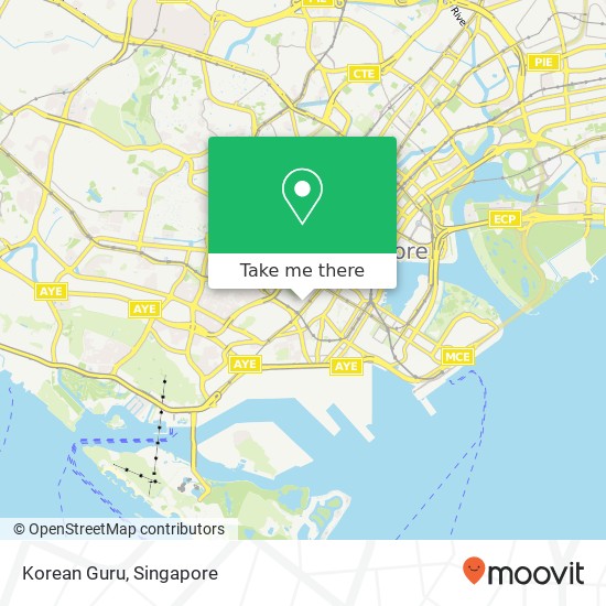 Korean Guru地图