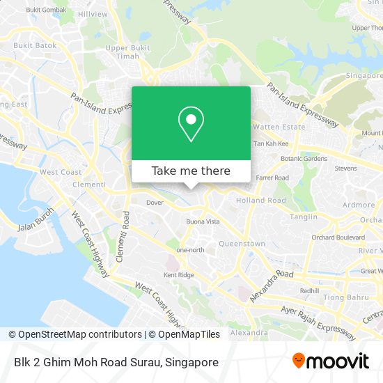 Blk 2 Ghim Moh Road Surau map