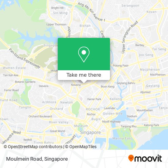 Moulmein Road地图