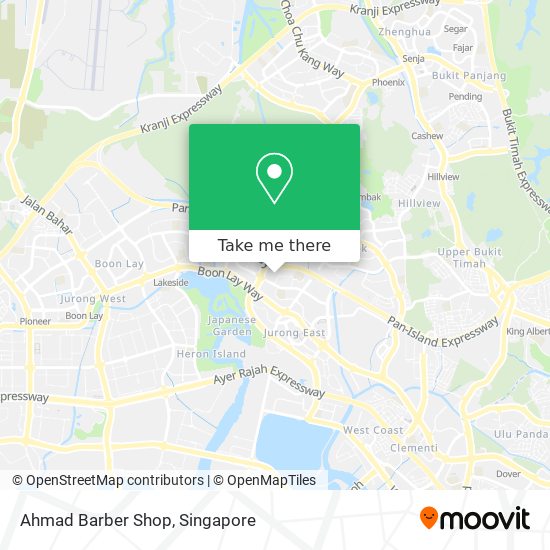 Ahmad Barber Shop map