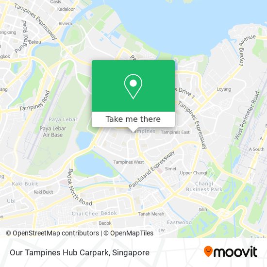 Our Tampines Hub Carpark地图