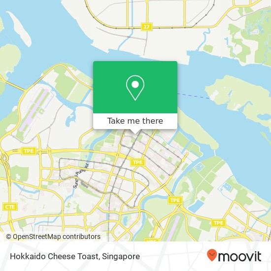 Hokkaido Cheese Toast map