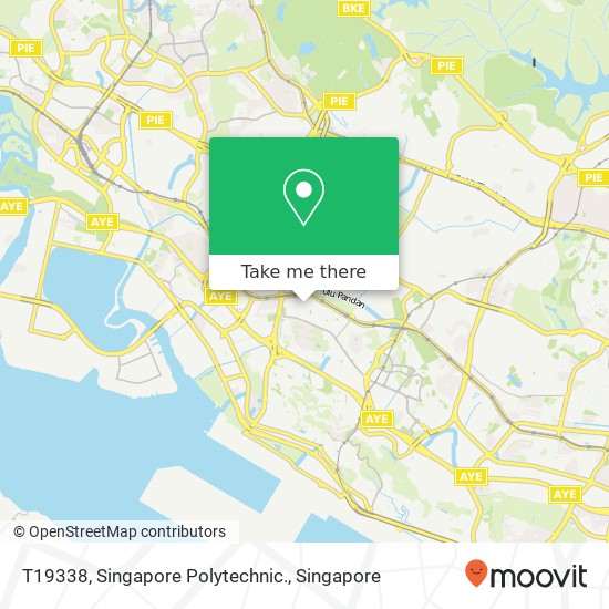 T19338, Singapore Polytechnic. map