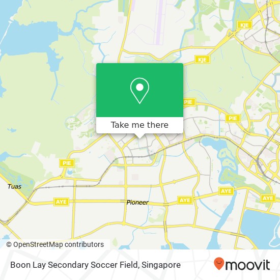 Boon Lay Secondary Soccer Field map