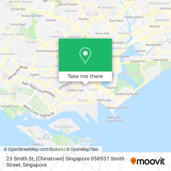 23 Smith St, (Chinatown) Singapore 058937 Smith Street地图