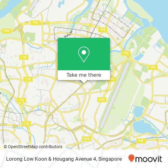 Lorong Low Koon & Hougang Avenue 4地图