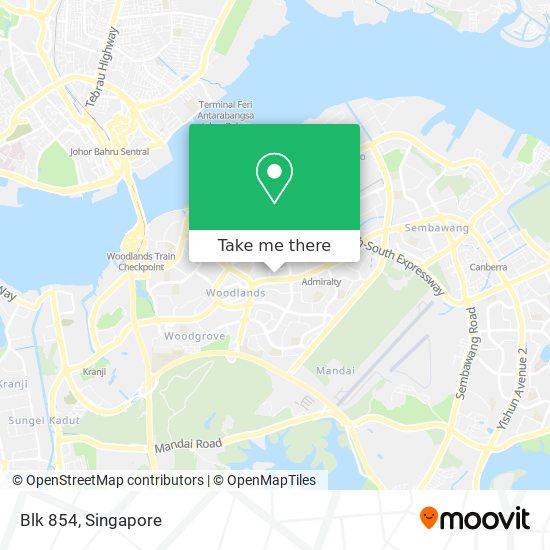 Blk 854 map
