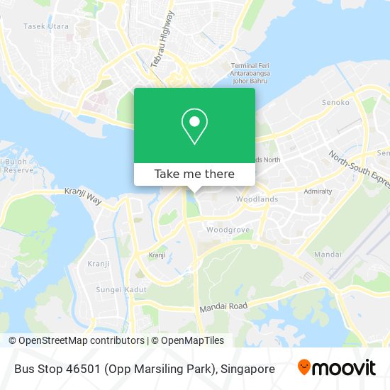 Bus Stop 46501 (Opp Marsiling Park) map