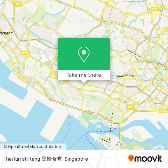 hei lun shi tang 黑輪食堂地图