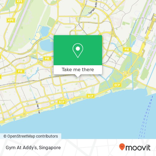 Gym At Addy's map