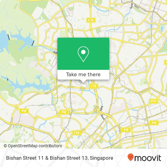 Bishan Street 11 & Bishan Street 13 map