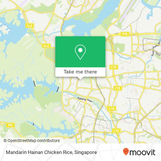 Mandarin Hainan Chicken Rice map