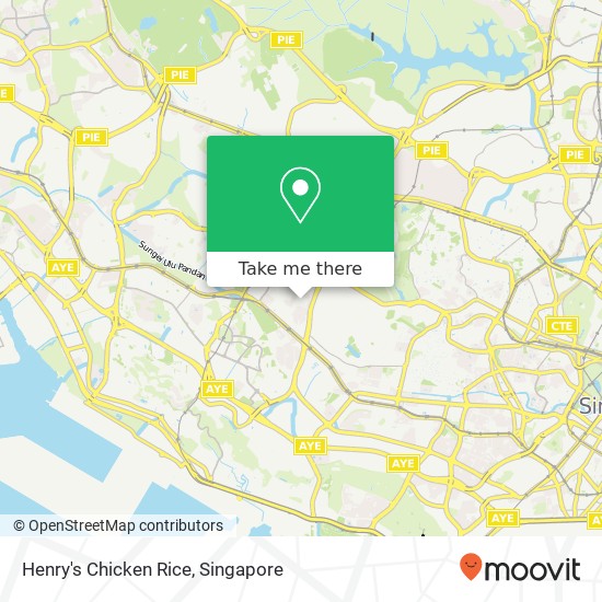 Henry's Chicken Rice map