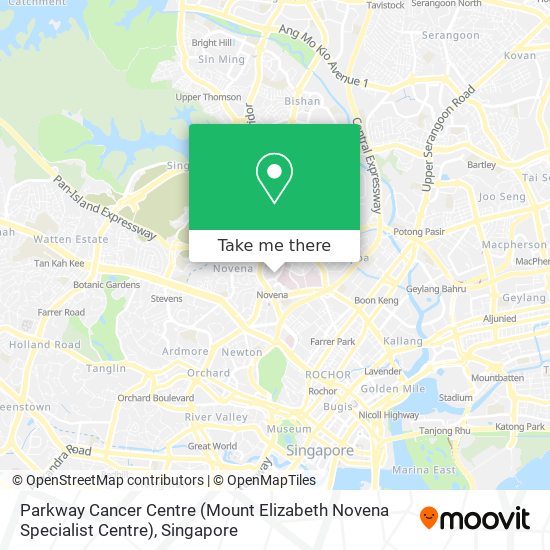 Parkway Cancer Centre (Mount Elizabeth Novena Specialist Centre)地图