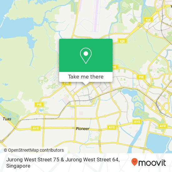 Jurong West Street 75 & Jurong West Street 64 map