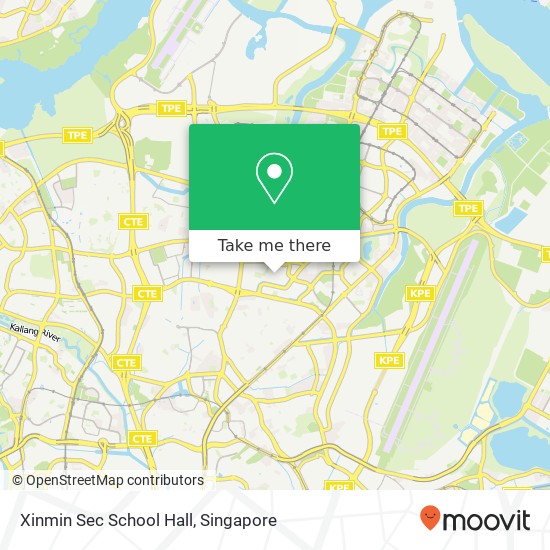 Xinmin Sec School Hall map