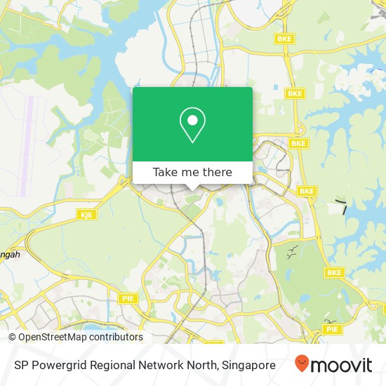 SP Powergrid Regional Network North map