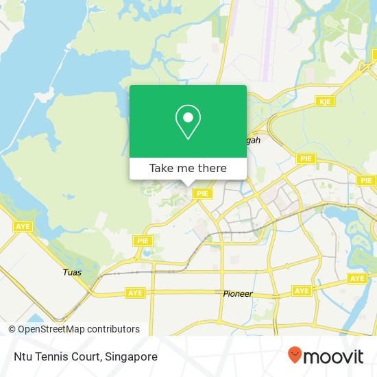 Ntu Tennis Court map