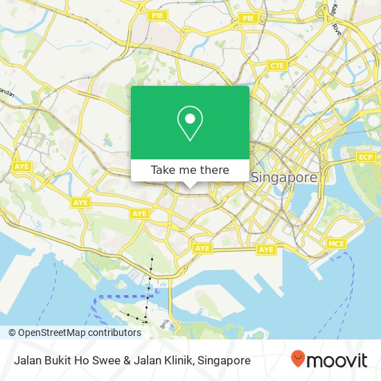 Jalan Bukit Ho Swee & Jalan Klinik地图