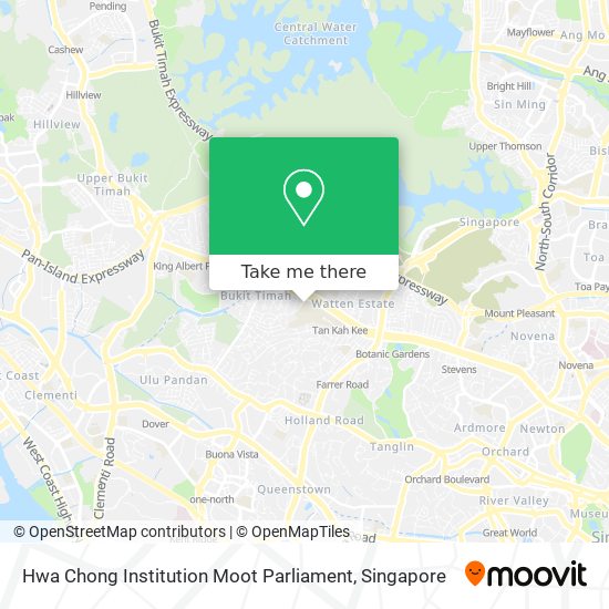Hwa Chong Institution Moot Parliament map