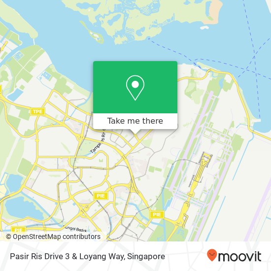 Pasir Ris Drive 3 & Loyang Way map