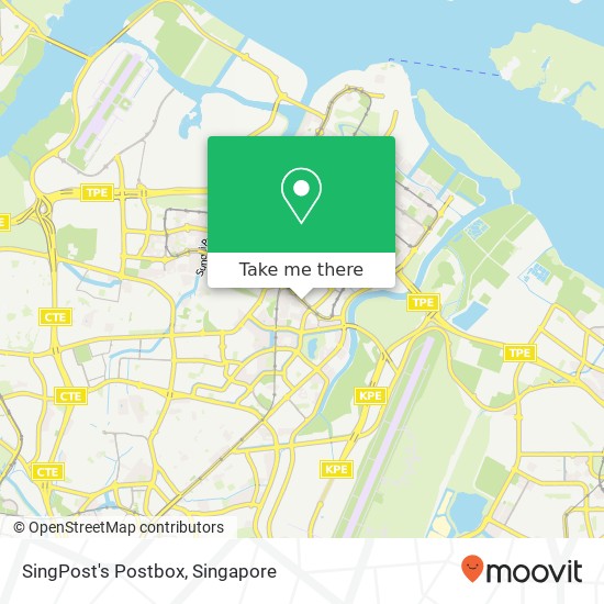 SingPost's Postbox map