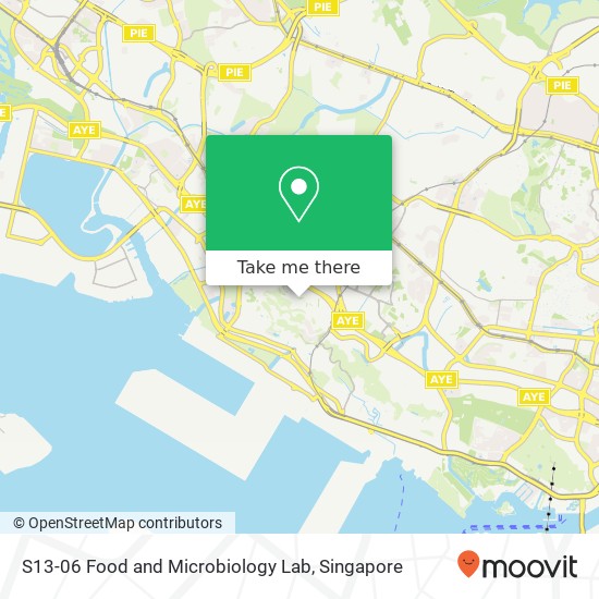 S13-06 Food and Microbiology Lab map