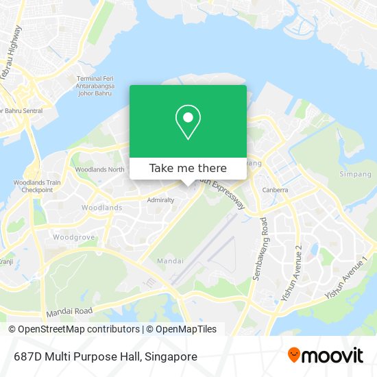 687D Multi Purpose Hall map