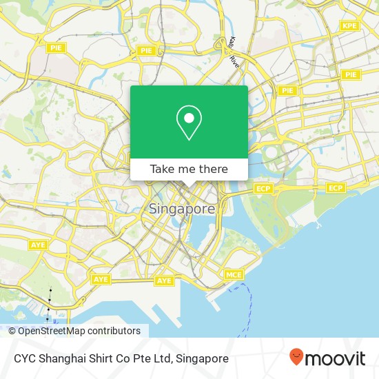 CYC Shanghai Shirt Co Pte Ltd map