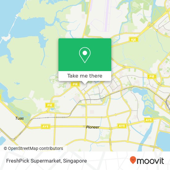 FreshPick Supermarket map
