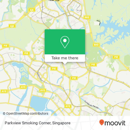 Parkview Smoking Corner map