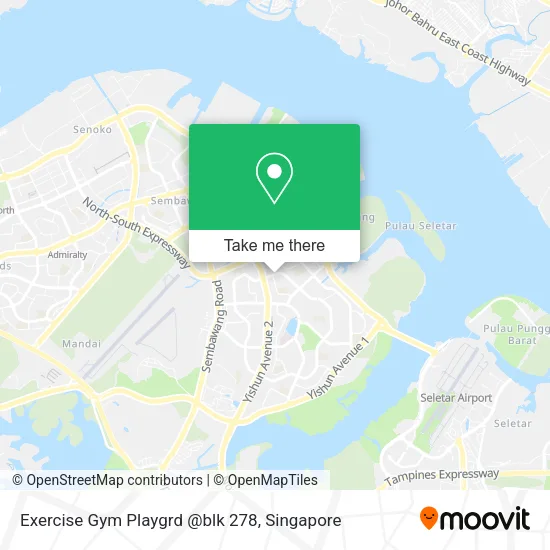 Exercise Gym Playgrd @blk 278 map