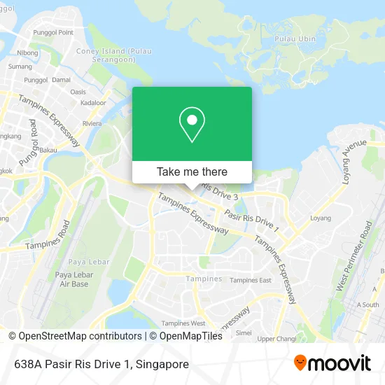 638A Pasir Ris Drive 1 map