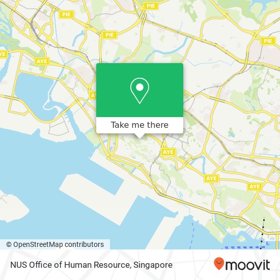 NUS Office of Human Resource map