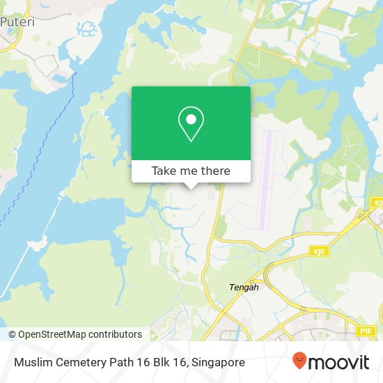 Muslim Cemetery Path 16 Blk 16 map