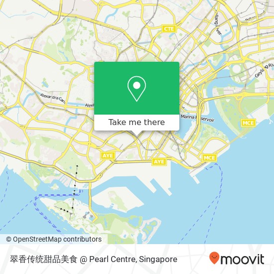 翠香传统甜品美食 @ Pearl Centre map