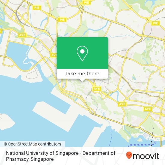 National University of Singapore -  Department of Pharmacy map