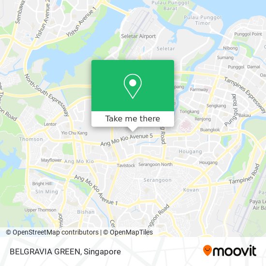 BELGRAVIA GREEN map