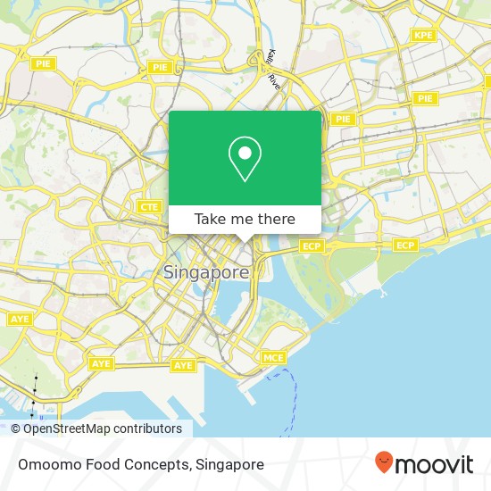 Omoomo Food Concepts map