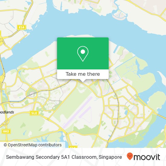 Sembawang Secondary 5A1 Classroom map