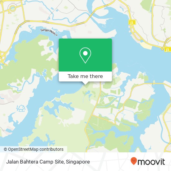 Jalan Bahtera Camp Site map